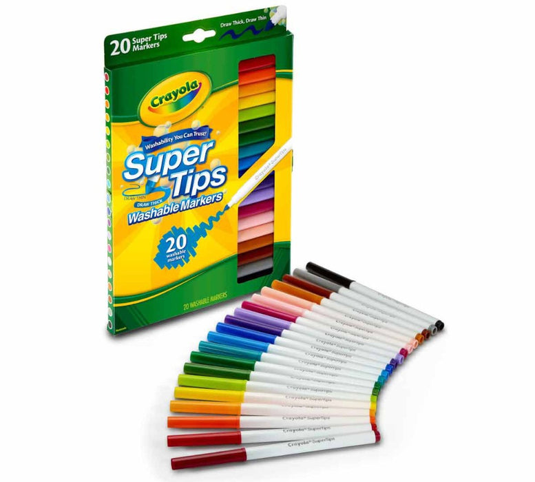 Crayola Super Tips Washable Markers (20pk)