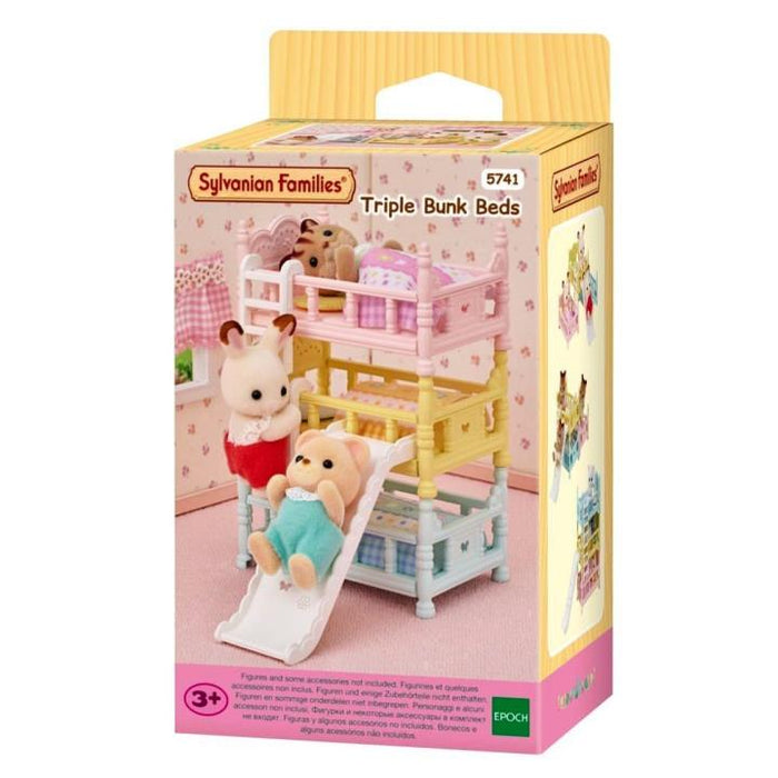 Triple Bunk Bed Dollhouse Accessory - Grandpas Toys Geraldine  