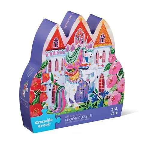 Unicorn Castle 36pc Floor Puzzle - Grandpas Toys Geraldine 