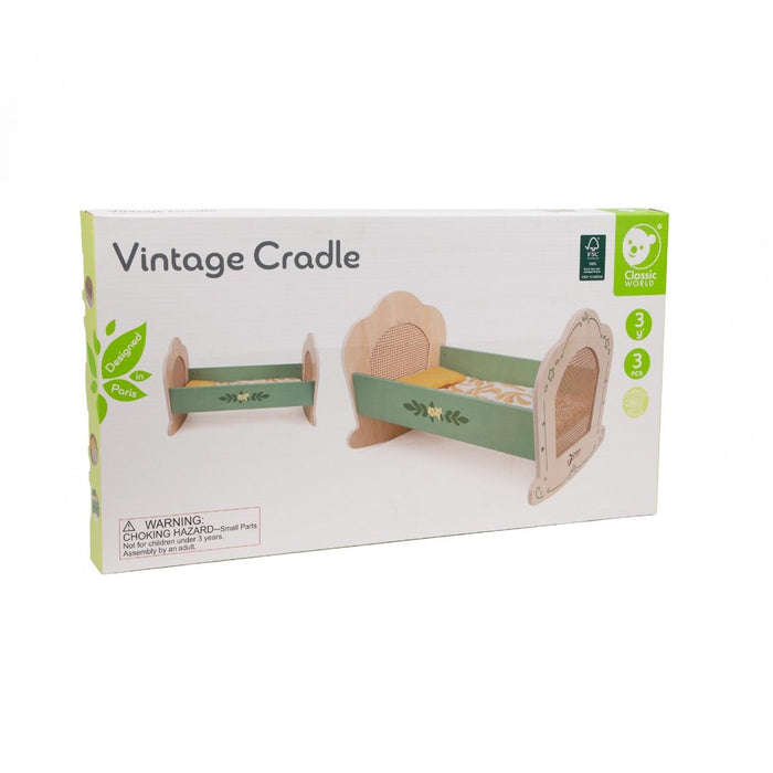Vintage Wooden Cradle