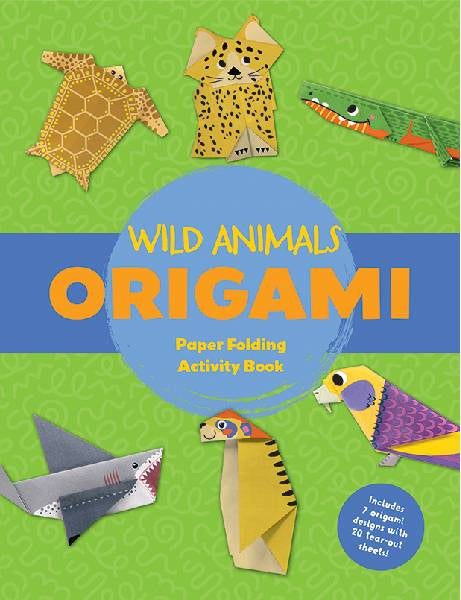 Wild Animals Origami Paper Folding Activity Book