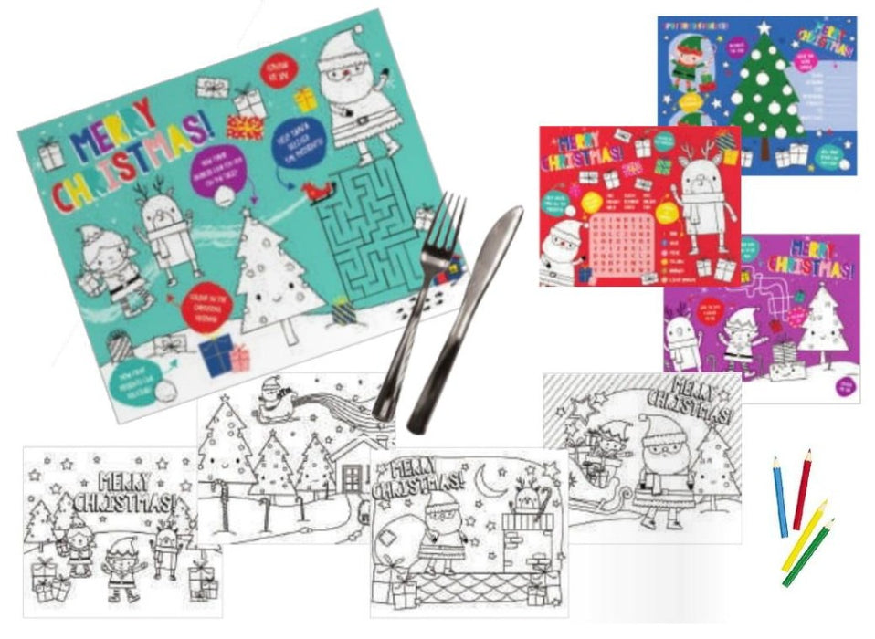 Christmas Activity Placemats (8pack)