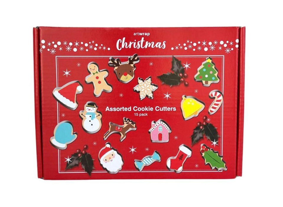 Christmas Assorted Cookie Cutters (15pc)