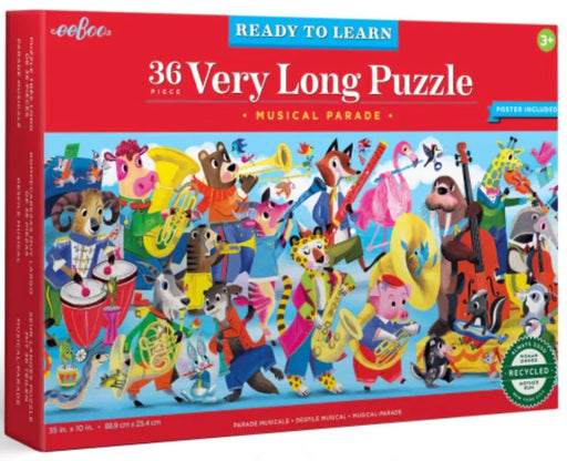 eeBoo A Very Long Puzzle - Musical Parade (36 pc)_Grandpas Toys Geraldine