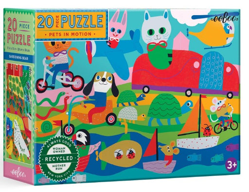 eeBoo Pets in Motion Puzzle (20 pc)_Grandpas Toys Geraldine