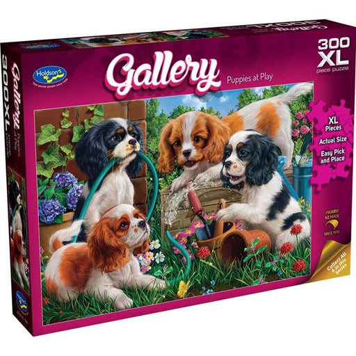 Gallery Series 10 300XL Puzzle - Puppies at Play