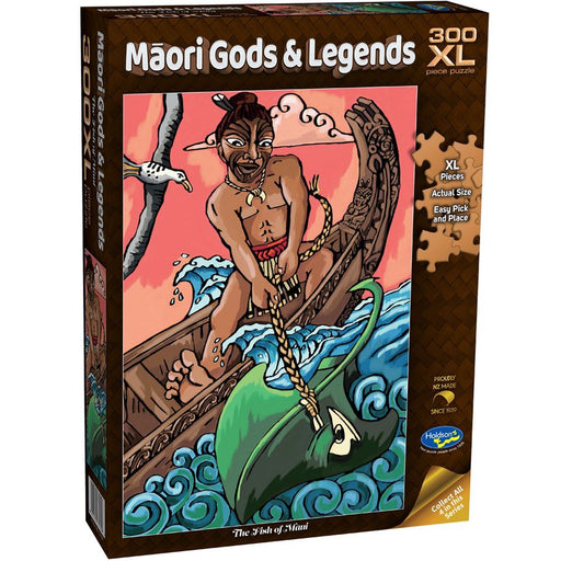 Māori Gods & Legends Puzzle - The Fish of Māui(300XLpc)