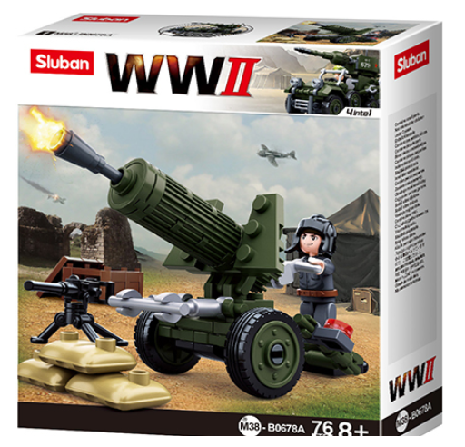 Sluban WWII Allied Artillery (#1)