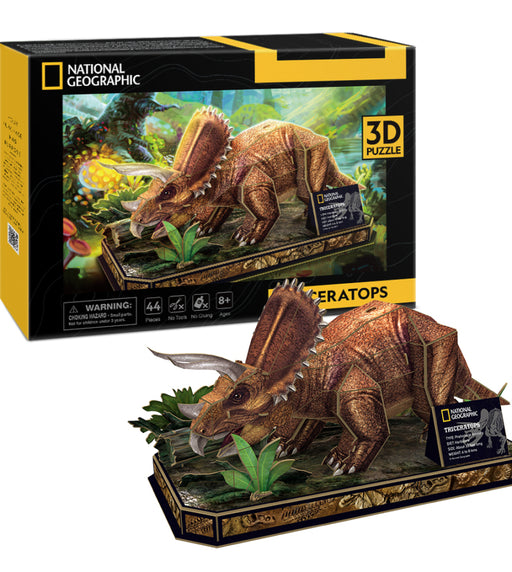National Geographic 3D Puzzle Triceratops_Grandpas Toys Geraldine