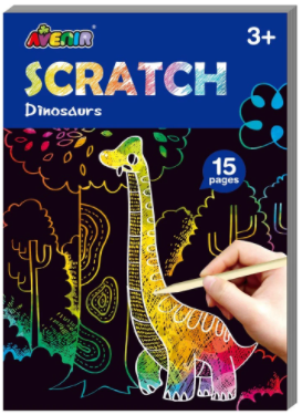 Avenir On the Go Scratch Book Dinosaurs_Grandpas Toys Geraldine