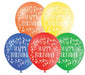 Balloons Printed Happy Birthday Assorted Colours (10 pack)_Grandpas Toys Geraldine