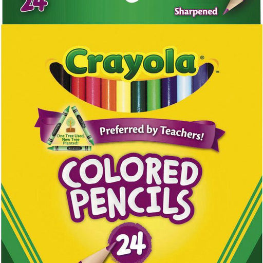 Crayola Coloured Pencils 24 Pack_Grandpas Toys Geraldine