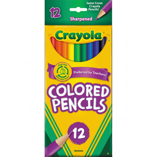 Crayola Coloured Pencils 12 Pack_Grandpas Toys Geraldine