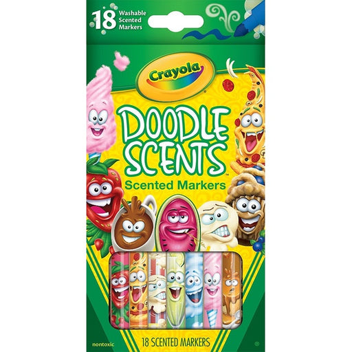 Crayol Doodle Scents Washable Markers 18 Pack_Grandpas Toys Geraldine