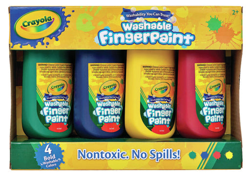 Crayola Washable Fingerpaints 4 Pack_Grandpas Toys Geraldine