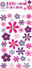 Stickers Crystal Flowers_Grandpas Toys Geraldine