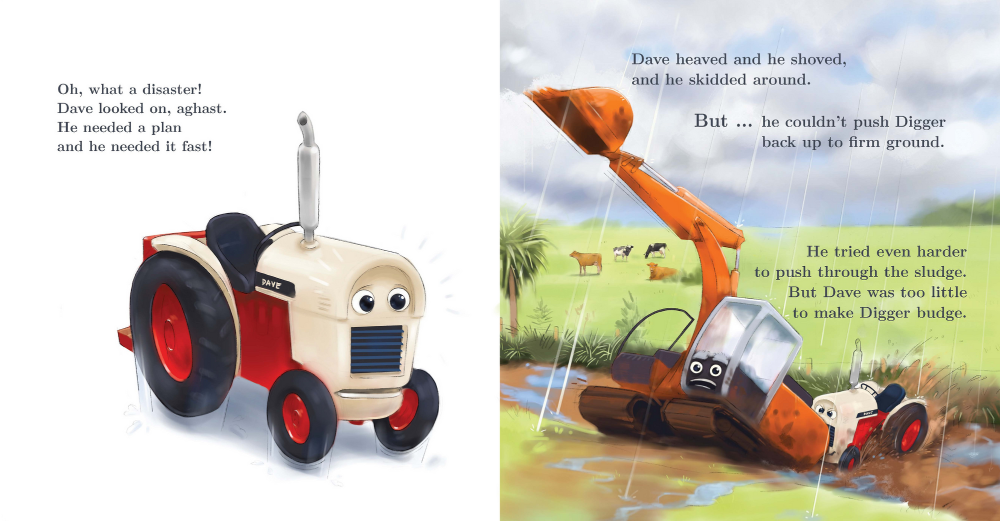 Tractor Dave Digger Disaster by Rachel Numan_Grandpas Toys Geraldine