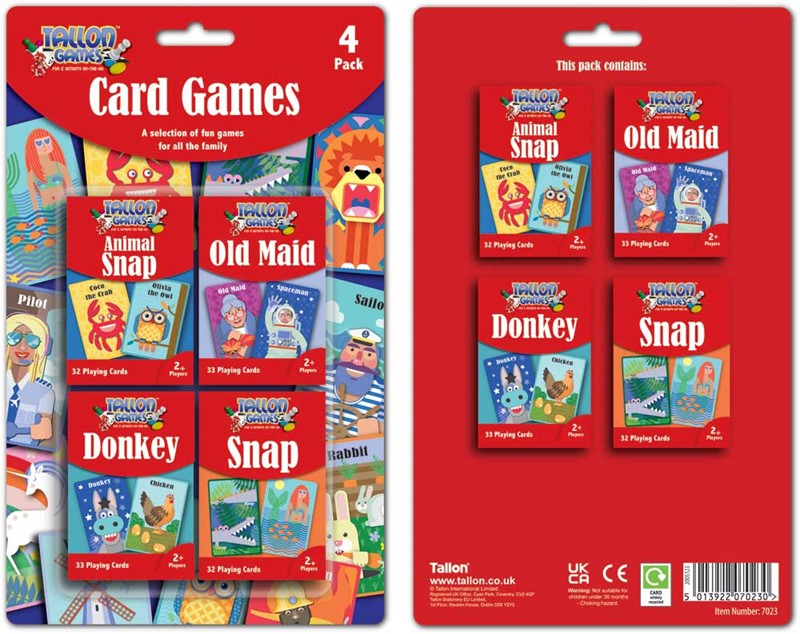 Family Card Games 4 Pack_Grandpas Toys Geraldine