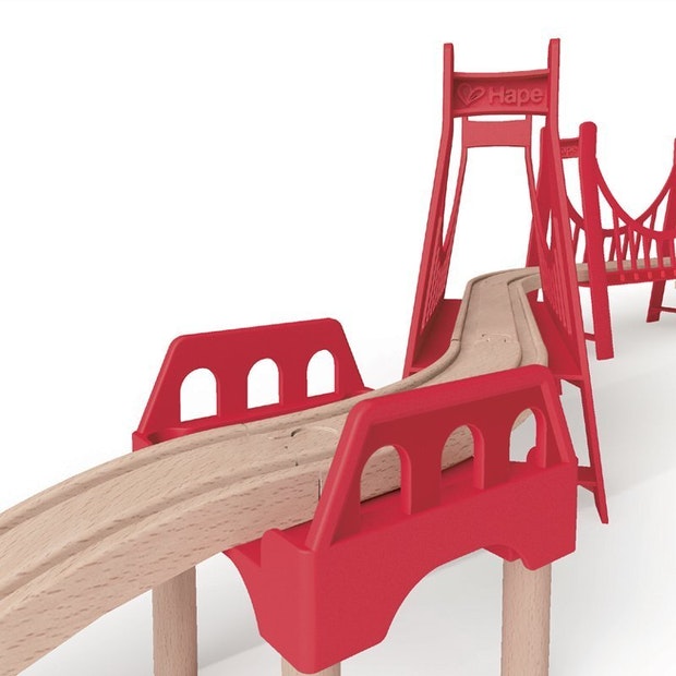 Hape Extended Double Suspension Bridge_Grandpas Toys Geraldine