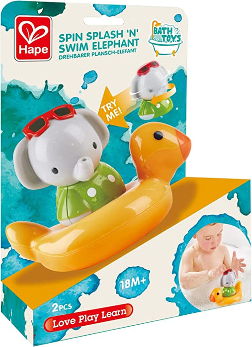 Hape Spin Splash 'n' Swim Elephant_Grandpas Toys Geraldine