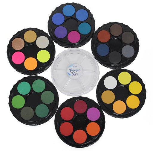 Jasart Voyager Watercolour Disc Set - 36 Colours_Grandpas Toys Geraldine