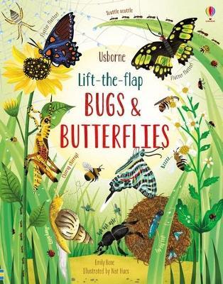 Usborne Lift the Flap Bugs & Butterflies By Emily Bone_Grandpas Toys Geraldine