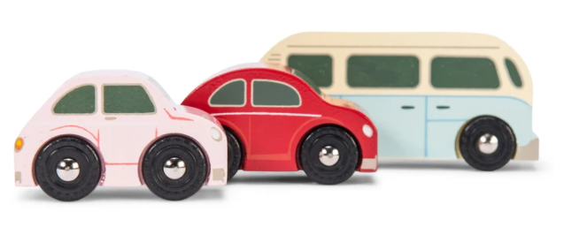 Le Toy Van Wooden Retro Car Set_Grandpas Toys Geraldine