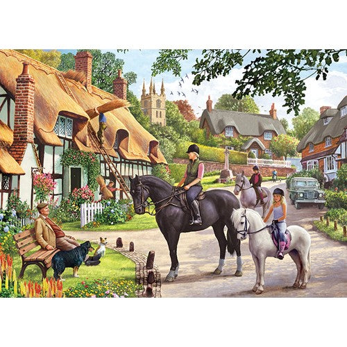 Otter House Country Life Puzzle (1000 pc)_Grandpas Toys Geraldine