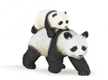 Papo Panda and Baby Figurine_Grandpas Toys Geraldine