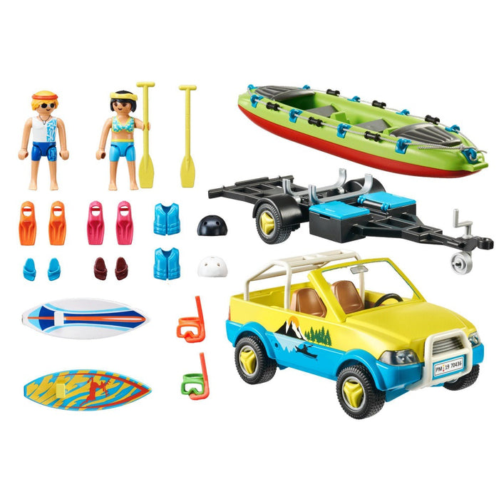 Playmobil Car with Canoe_Grandpas Toys Geraldine