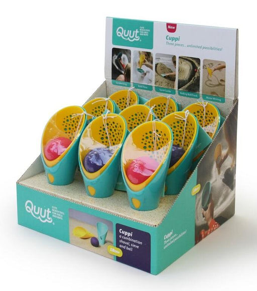 Quut Shovel Sieve Ball water play.  Available at Grandpas Toys.