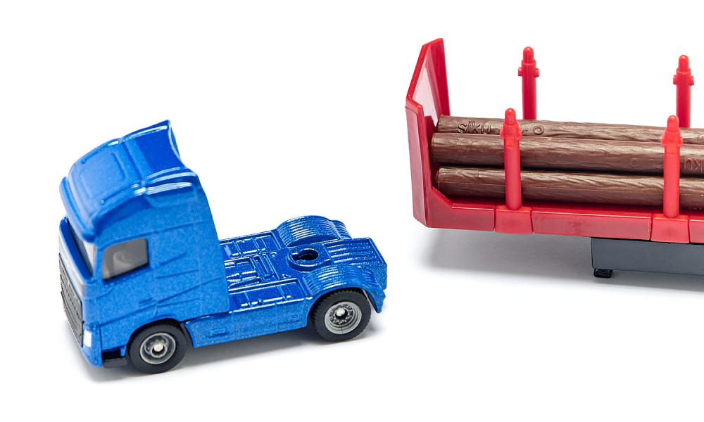 SIKU 1659 MAN truck and trailer with forestry trailer_Grandpas Toys Geraldine