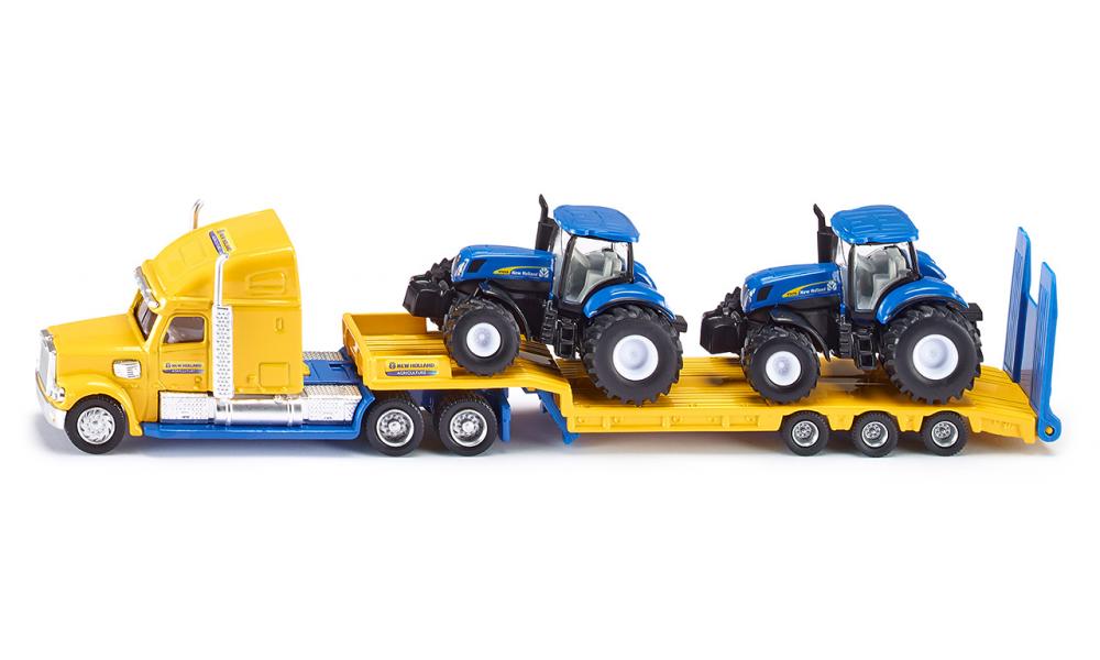 Siku 1805 Truck with New Holland Tractors_Grandpas Toys Geraldine
