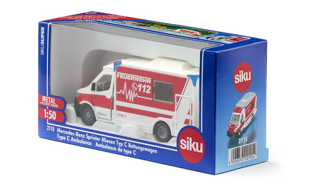 SIKU 2115 Ambulance_Grandpas Toys Geraldine