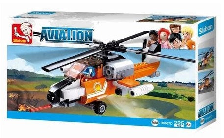 Sluban Aviation Helicopter_Grandpas Toys Geraldine