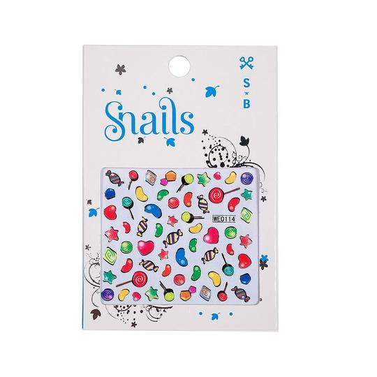 Snails Nail Stickers Candy Blast