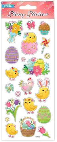 Stickers Easter Chicks & Eggs_Grandpas Toys Geraldine