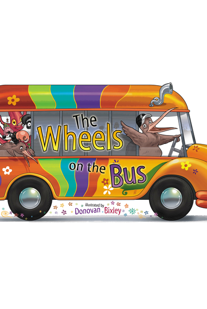 The Wheels on the Bus Board Book_Grandpas Toys Geraldine