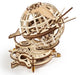 A wooden globus model ready to assemble by UGears