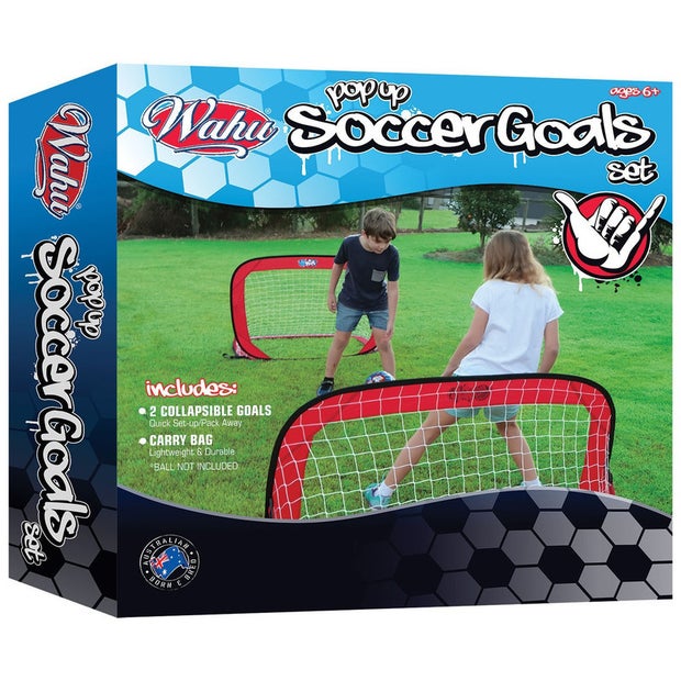 Wahu Pop Up Soccer Goals Set_Grandpas Toys Geraldine