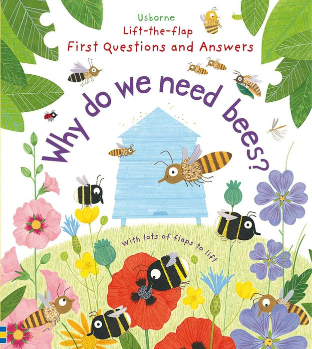 Lift the Flap Why Do We Need Bees Board Book Usborne_Grandpas Toys Geraldine