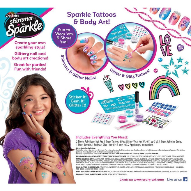 Shimmer 'n Sparkle Tattoos & Nails_Grandpas Toys Geraldine